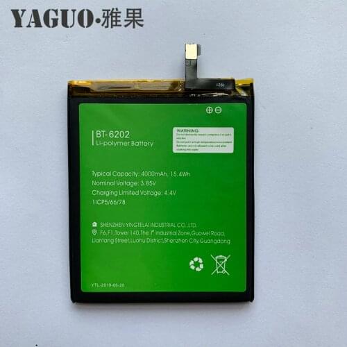 100% Original High Quality Battery 4000mAh For LEAGOO M 11 M11 BT-6202 BT6202 BT 6202 Batterie Batteria
