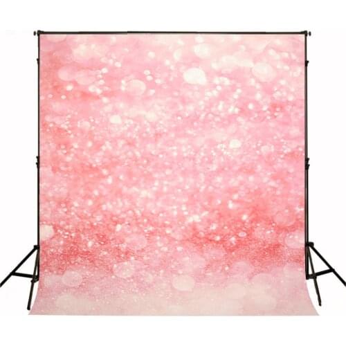 Sparkly Pink backdrop polyester or Vinyl cloth High quality Computer print wedding Photography Backgrounds