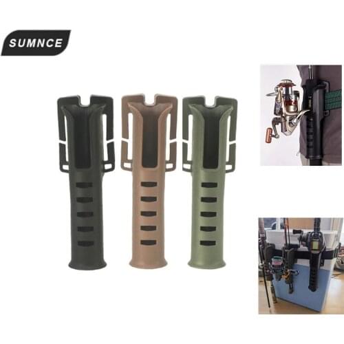 Rod Holder Portable Pole Inserter Fishing Rod Multi-function Quick Rods Rack Reusable Fishing Rod Holder Belts Outdoor
