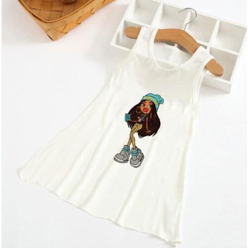 4-9 Years Girls My Little Mafada Fashion Girl Dress Summer Sleeveless Ball Clothing Kids Baby Princess Dresses Children Clothes