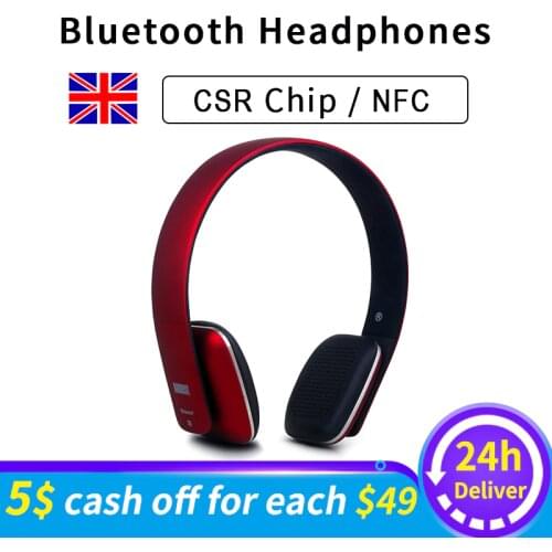 EP636 Bluetooth Wireless Headphones with Microphone/NFC Comfortable On Ear HIFI Bluetooth Headset for PC,Smartphone earphone