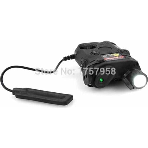 FMA Full Founction PRO&T AN/PEQ-15 Green Dot Laser & LED Flashlight Device Black/Tan Tactical Flashlight PEQ 15-TB68