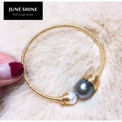 Золотые браслеты JUNE SHINE China At AliExpress
