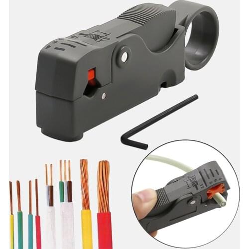 Multifunctional Wire Stripper Automatic Stripping Pliers Wire Cable Tools Stripping Crimping Tool with Hexagon Wrench