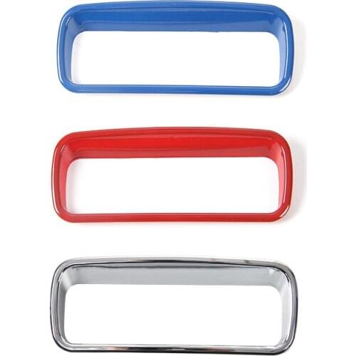 MOPAI Car Styling ABS Interior Air Conditioner Switch Decoration Frame Cover Stickers For Jeep Wrangler TJ 1997-2006