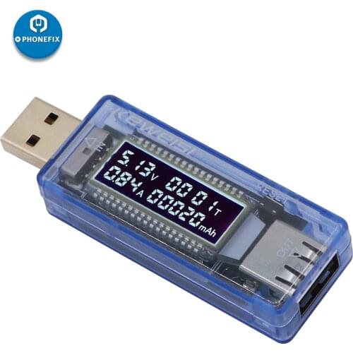 3 In 1 USB Charger Doctor Voltage Current Multimeter USB Charger Detector For Mobile Phone Current Fast Charging And Data Sync