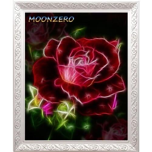 Home Beauty Handmade Embroidery Kits Cross Stitch Full Square Drill Needlework Dmc Diamond Painting Craft Mosaic Red Rose