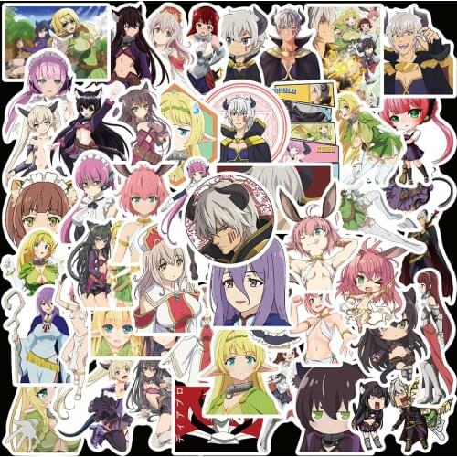 10/50pcs Japanese anime HOW NOT TO SUMMON A DEMON LORD Graffiti Stickers for Car Luggage Skateboard Aesthetic DIY Decor Stickers
