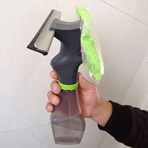 Window Vac Spray Bottle Set Spray Bottle Cloth Cover Pad Cleaning Kit for Window