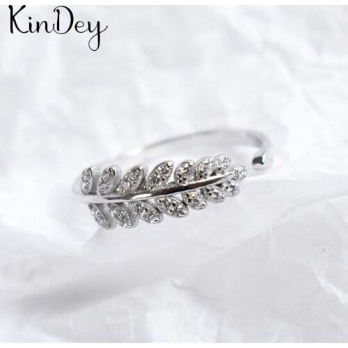 Romantic Charming Open Crystal Leaf Ring for Women Vintage Boho Knuckle Party Rings Gothic Punk Jewelry Gifts for Girls 2021