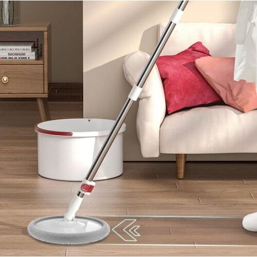 Lazy Mop with Bucket Ceramic Tile No Hand Wash Spin Ultraclean Wood Floor Mop Kitchen Fregona Household Cleaning Tools DF50TB