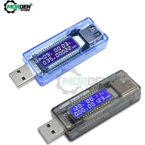 LCD Display USB Current Voltage Capacity Tester Volt Current Voltage Doctor Charger Capacity Tester Meter Detector Battery Test