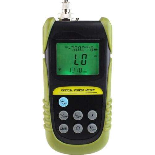 High Quality Power Meter Optico +6 ~ -70 dbm with FC/SC Connector used in Telecommunications