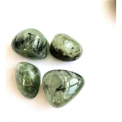 Green Prehnite Tumbled Stones Natural Quartz Crystals Gems For Healing Reiki