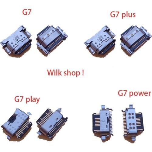 10PCS USB Charging Port charger Connector Plug Socket Dock Repair Part For Motorola for MOTO G7 G7 Plus G7 Power G7 Play