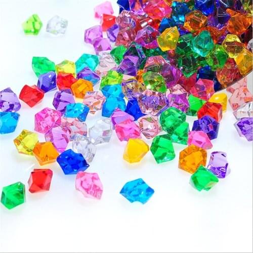 100PCS/Lot 10*9*6mm Irregular Acrylic Crystal Diamond Pawn Stone Chessman Game Pieces For Board Games Accessories