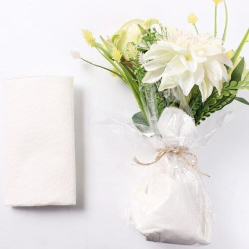 100pcs 30cm x 26cm Flower Packing Cotton Paper Floral Keep Water Foam For Rose Bouquet Moisturizing Paper Foam Florist Suppliest