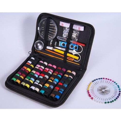128pc Sewing Kits DIY Multi-function Sewing Box Set for Hand Quilting Stitching Embroidery Thread Sewing Accessories