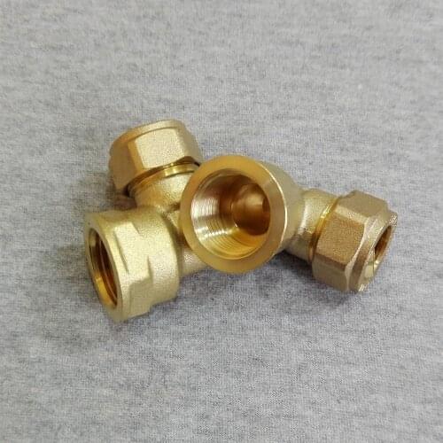 15mm Compression Fitting Elbow to Female G1/2" Thread