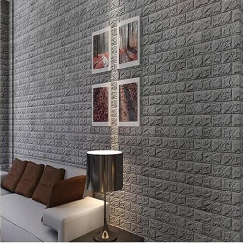 Brick Pattern 3d Wall Stickers Bedroom Crash Soft Bag Children Wall Stickers Tv Background Ceiling Decoration Foam Wallpaper