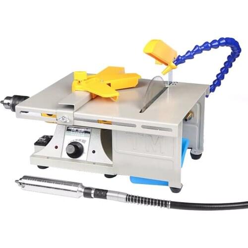 850W Multifunction Mini Table Saw Stone Polisher Jade Engraving Machine Grinding machine Table Saws Jade Cutting machine 220V