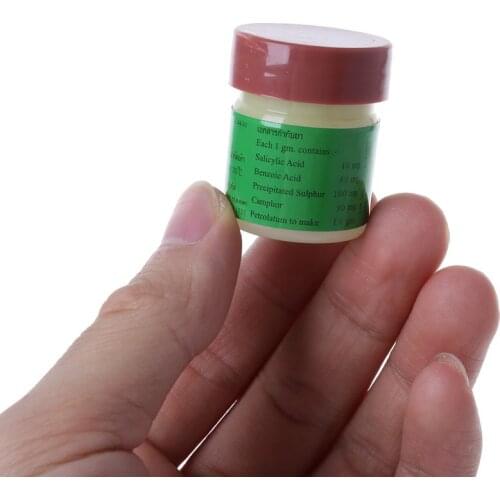 Q81B 7.5g Antimicrobial Foot Cream Anti Fungal Natural Ointment Salicylic Acid for Psoriasis Eczema Relieve Itching Leg Skin