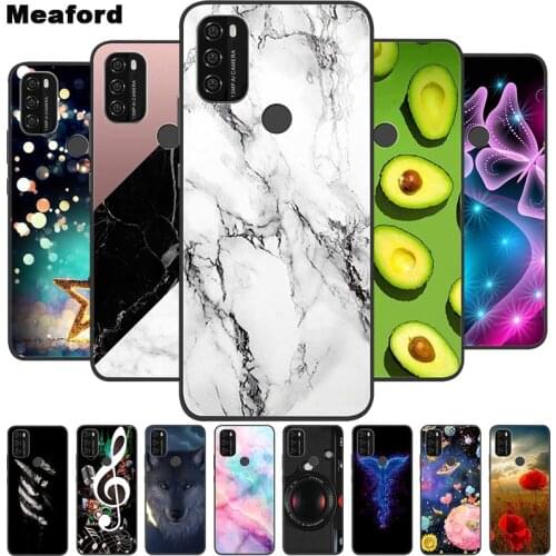 For Blackview A70 Case Marble Soft Silicone Back Case for Blackview A 70 A70 Phone Cover BlackviewA70 2021 Coque Funda Bag