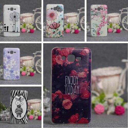 Phone Case Covers For Samsung Galaxy J7 2015 SM-J700F 5.5 inch J700 J7008 J700F J700H 3D Relief Painting Soft Silicon Back Cover