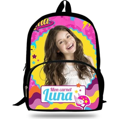 Soy Luna Girl Bag Princess Children Schoolbags TV Show Shoulder Bags Custom Made Bandolera Hombre Backpacks For Kids Students