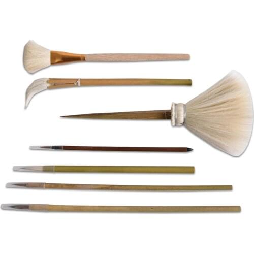 Writing Brush Pottery Tools Painting Painted Hook Pen Sweep Dust Hydration Ceramic Clay Polymer Tool