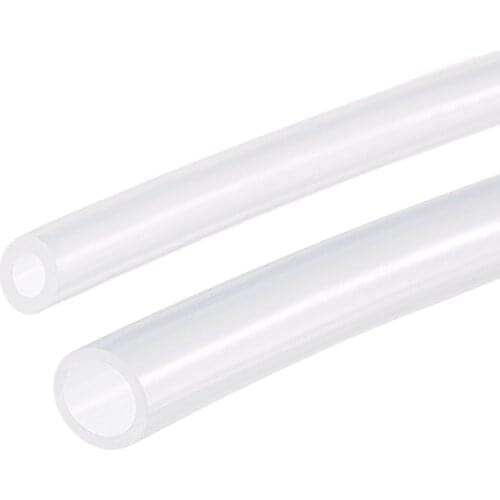 Uxcell Transparent Silicone Tubing Hose Kit 3/32" ID and 3/16" ID 6.6ft Flexible for Water Hose Air Line