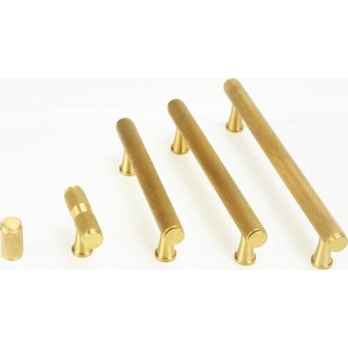 LCH Nordic Style Cylindrical Solid Brass Cabinet Knob Door Pull Furniture Handle Simple Life Brass Knob Clothes Hook Modern Knob