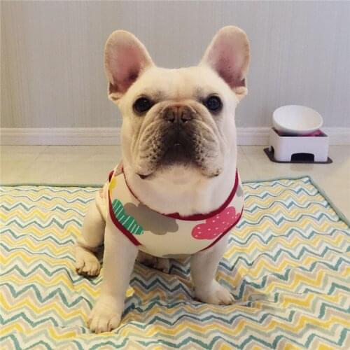 Summer Dog Clothes Poodle Bichon Schnauzer Pug French Bulldog Clothing Pajamas Dropshipping Pet Apparel Dog Costume Vest Outfit