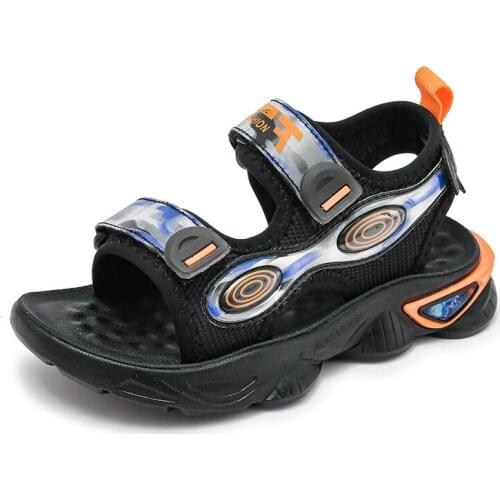 Non-Slip Baby Boys Sandals Summer Children Beach Shoes Comfortable Sports Casual For Kids Size 26-37