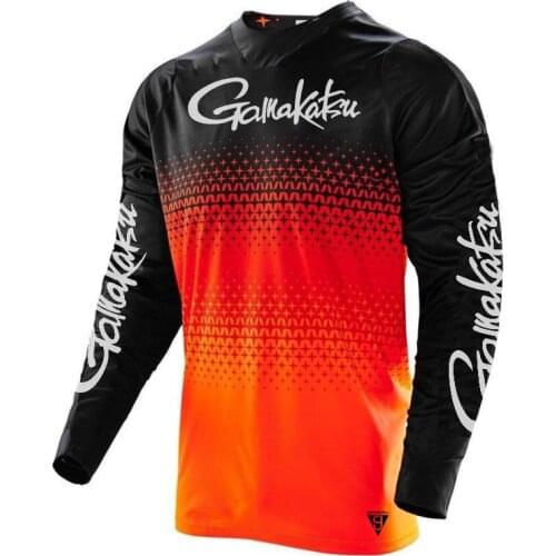 2021 New Gamakats Fishing Anti-uv Sun Breathable Quick Dry Fishing Spring Long-sleeve Fishing Clothes Clothing Fishing Shirt