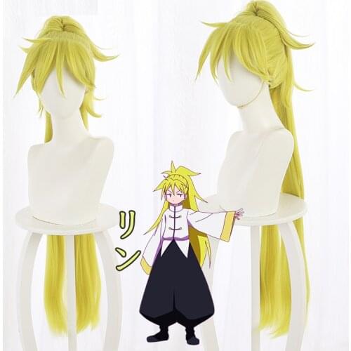 Anime Heion Sedai No Idaten-tachi/ The Idaten Deities Know Only Peace Rin Headwear for Cosplay Costume Halloween Carnival Wigs