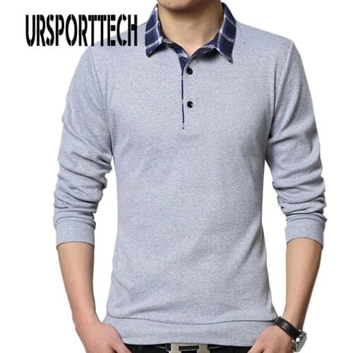 5XL Polo Shirt Men Plus Size 3XL 4XL Spring Autumn Brand Lapel Mens Polo Shirt Long Sleeve Casual Male Shirt Mens polo Shirts