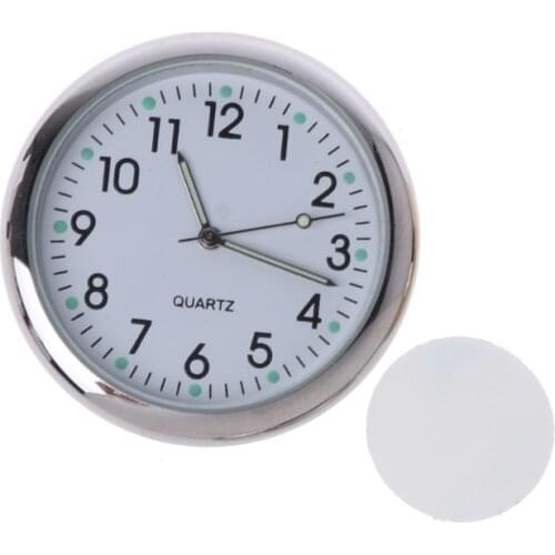 40GF Universal Car Clock Stick-On Electronic Watch Dashboard Noctilucent Decoration For SUV Cars