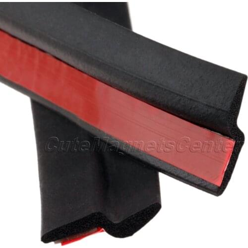Mtsooning 4 Meters Z Shape P Type Car Door Seal Strip EPDM Noise Insulation Anti-Dust Soundproofing Car Rubber Seal