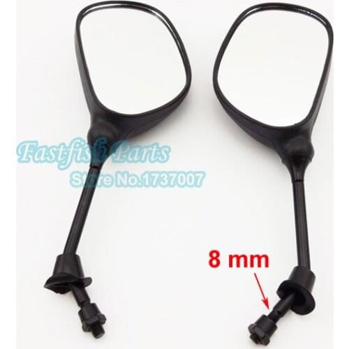 8mm Rearview Mirror For ATV Quad Pit Dirt Bike Moped Scooter Motorcycle Motorbike