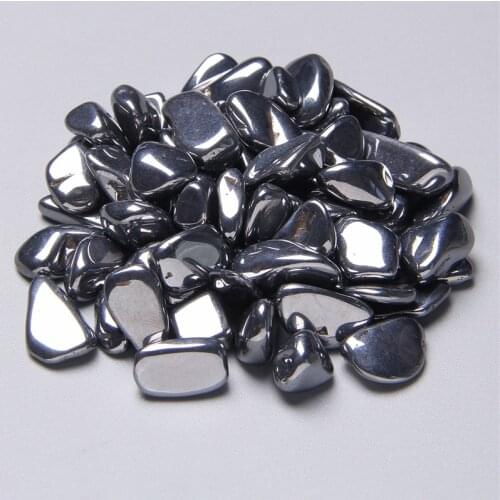 5-8mm 100% Natural terahertz Irregular Gravel Stone Mineral chips DIY Jewelry Making Fish Tank Aquarium Office Shop Decoration