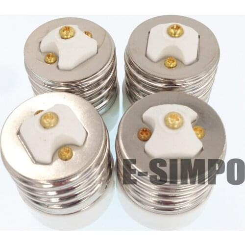 E40 to E27 Adapter, E27 Lamp Holder to E40 Lamp Base converter, High quality, Ceramic, 90g/pc
