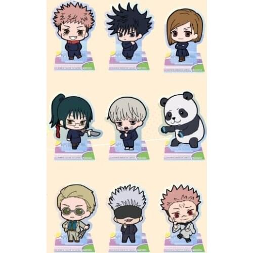 Anime Jujutsu Kaisen Itadori Yuji Nanami Kento Acrylic Figure Stand Display Model Plate Cosplay Table Decor Q Version Xmas Gift