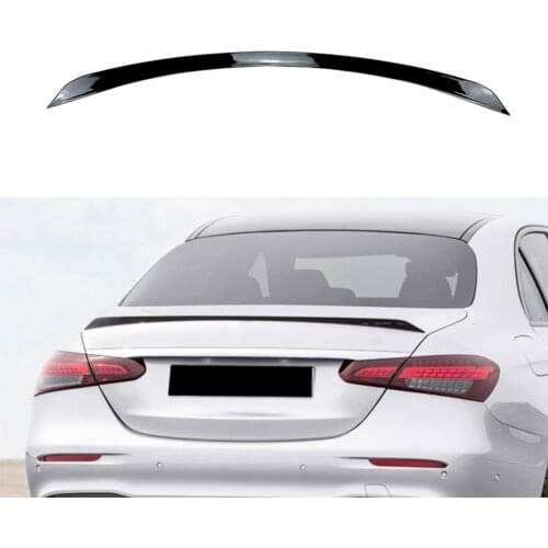 ABS Gloss Black Rear Trunk Lip Spoiler For Mercedes Benz E Class W213 E250 E300 E43 E63 AMG Sedan 4 Door 2017-2019