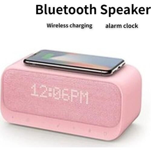 Bluetooth Speaker FM Radio Wireless Charger Sleep Music Computer Speakers Soundbar Sound Bar Pc Sound BoxPortable Audio Video