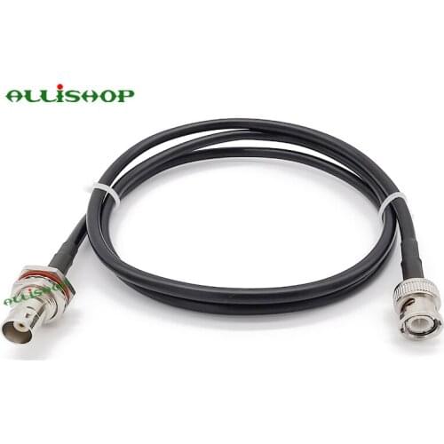 BNC Plug to BNC Jack 1M 3M 6M 9M 12M 15M Cable BNC Male to BNC Female Connectors LMR200 Cable 50 Ohm