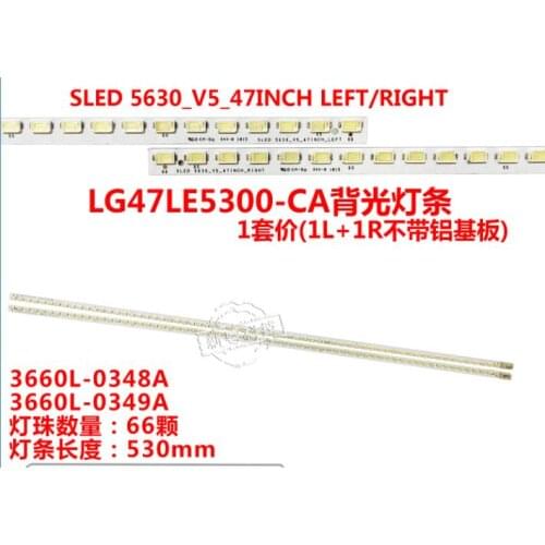 2PCS new original 64LED 530mm strip Circuits 3660L-0369A 3660L-0348A 3660L-0349A 6920L-0089B 6920L-0089A FOR 47LW4500-CA GLB