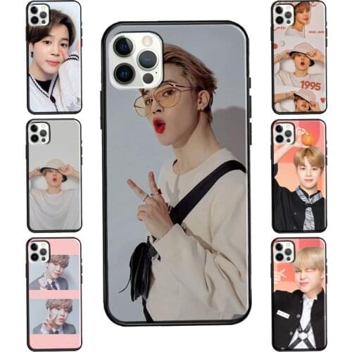 Cute park jimin Kpop For iPhone 12 Pro Max 12 mini Case For iPhone 11 Pro XS Max 7 8 Plus SE 2020 X XR Cover