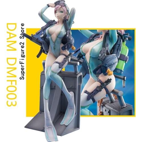 DAMTOYS DAM DMF003 1/7 Scale DMF-003 Full Set Action Figure Doll A f t e r-Class Battlefield Series Frog Maiden Model Toy