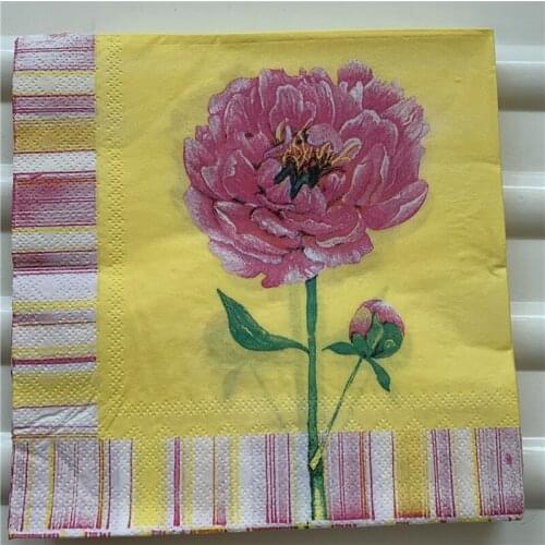 Decoupage wedding vintage napkins paper elegant tissue red blue purple flower birthday Guardanapo party beautiful serviettes 20